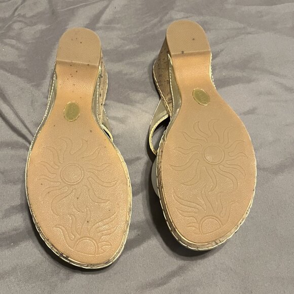 Bjorndal "Lana" Women's Size 9 Sandals 2.5" Cork Heel - new in box - Picture 3 of 6